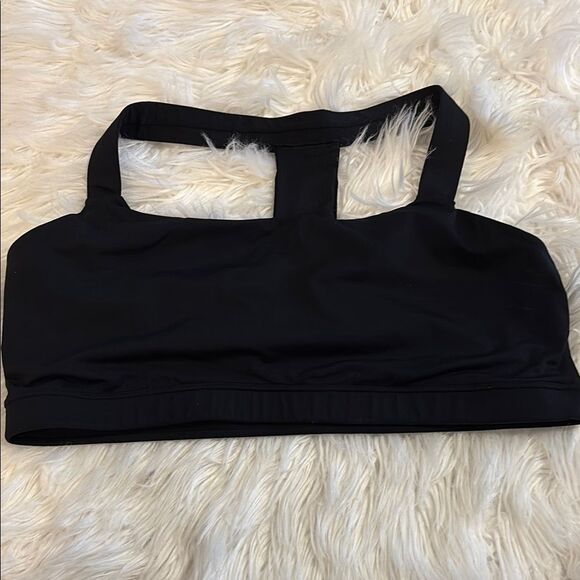 GAP Black Sports Bra with Wide Straps - Picture 1 of 4